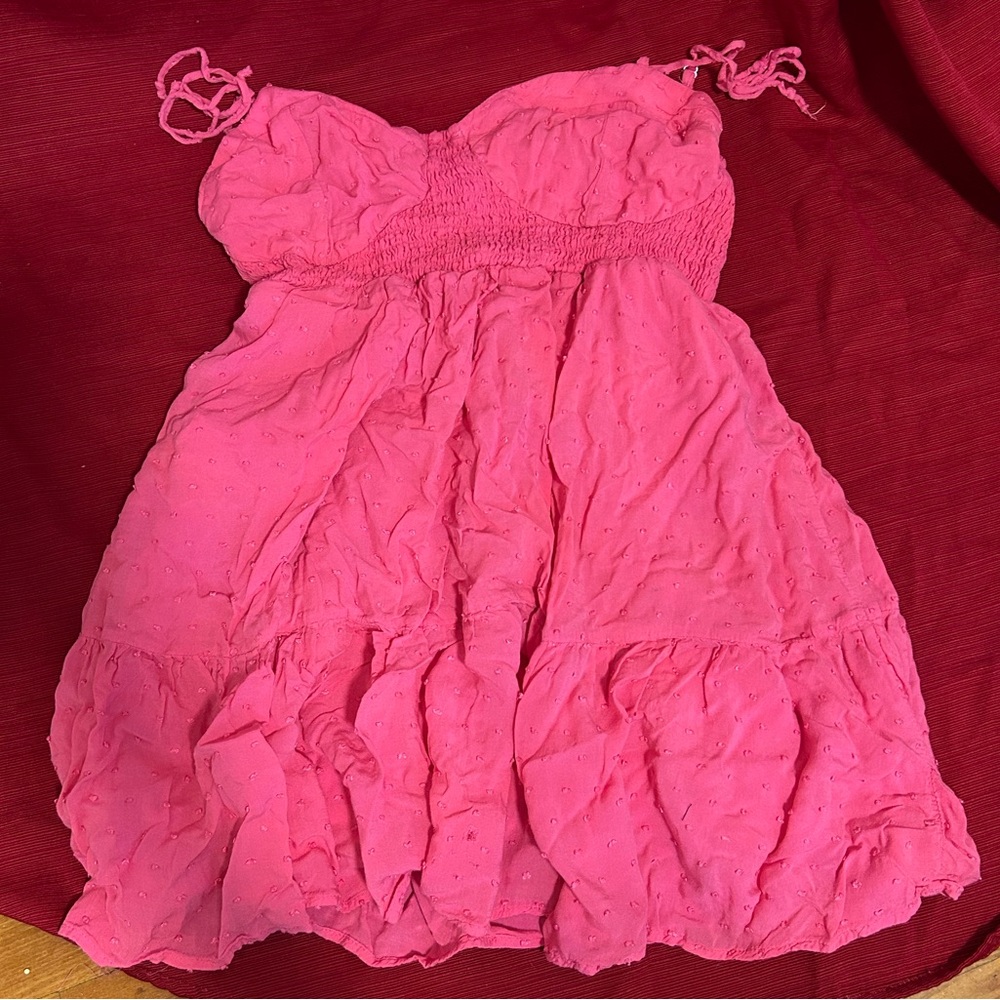 Pink summery wildfable dress